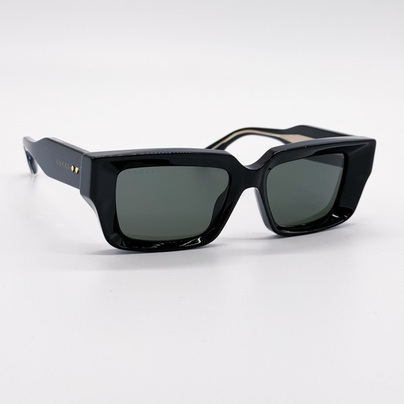 NEW GG1529S 001 GUCCI BLACK SQUARE UNISEX SUNGLASSES GG 1529S 001 GUCCI EYEWEAR - Picture 6 of 9